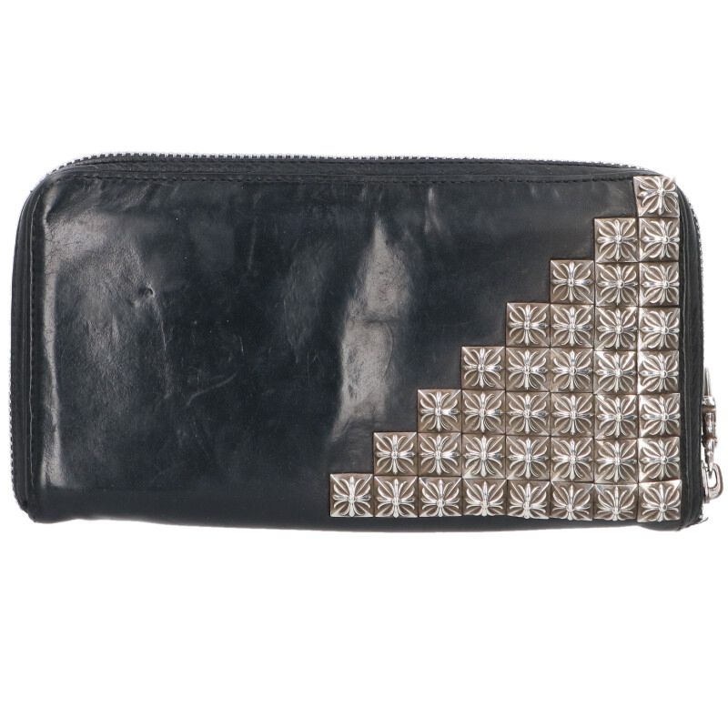 Chrome Hearts REC F ZIP Pyramid Studs Black Size ONE SIZE