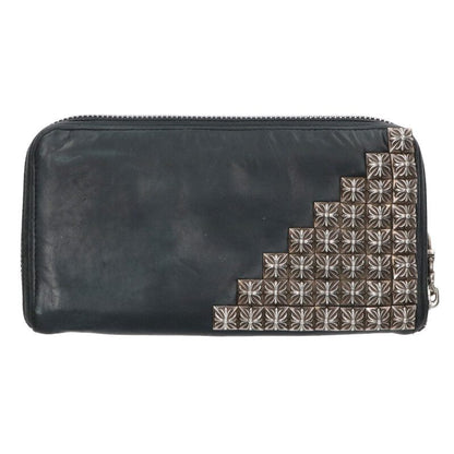 Chrome Hearts REC F ZIP Pyramid Stud Wallet Size ONE SIZE