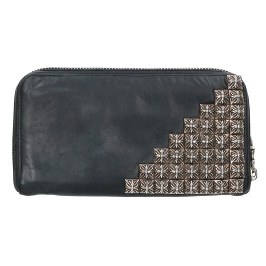 Chrome Hearts REC F ZIP Pyramid Stud Wallet Size ONE SIZE
