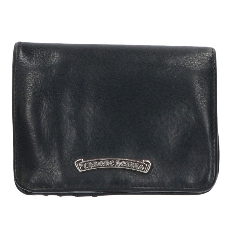 Chrome Hearts JOEY Leather Bi-Fold Wallet Size ONE SIZE