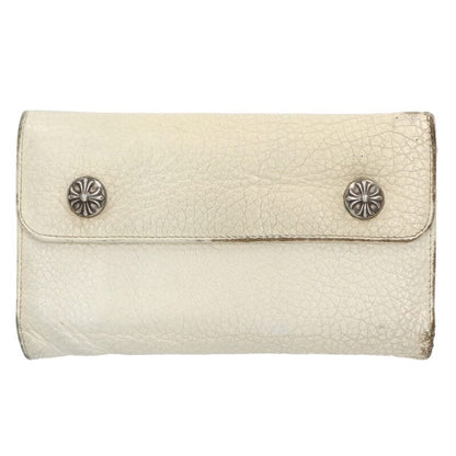 Chrome Hearts WAVE Cross Ball Leather Wallet Size ONE SIZE