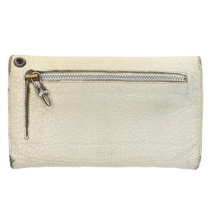 Chrome Hearts WAVE Cross Ball Leather Wallet Size ONE SIZE