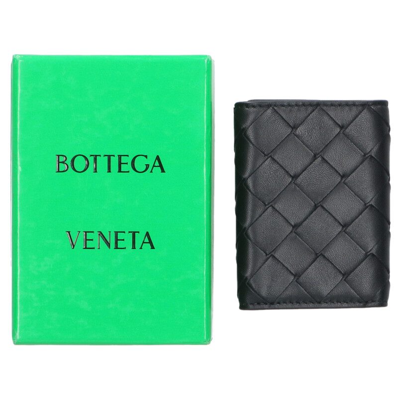 BOTTEGA VENETA Intrecciato Leather Tri-Fold Size ONE SIZE