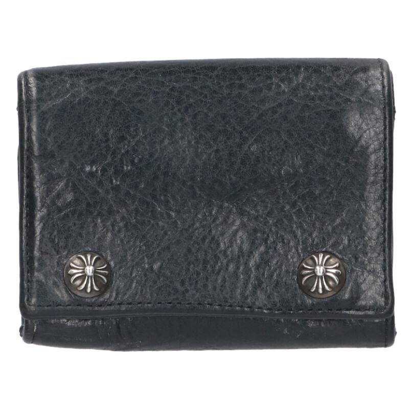 Chrome Hearts 3FOLD Cross Patch Wallet Size ONE SIZE