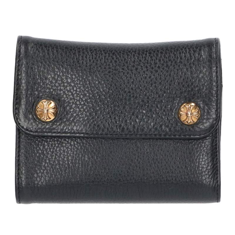 Chrome Hearts 22K WAVE MINI Cross Ball Wallet Size ONE SIZE