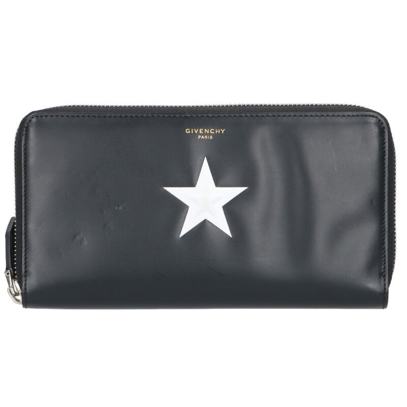 GIVENCHY Star Print Round Zip Wallet Multi Size ONE SIZE