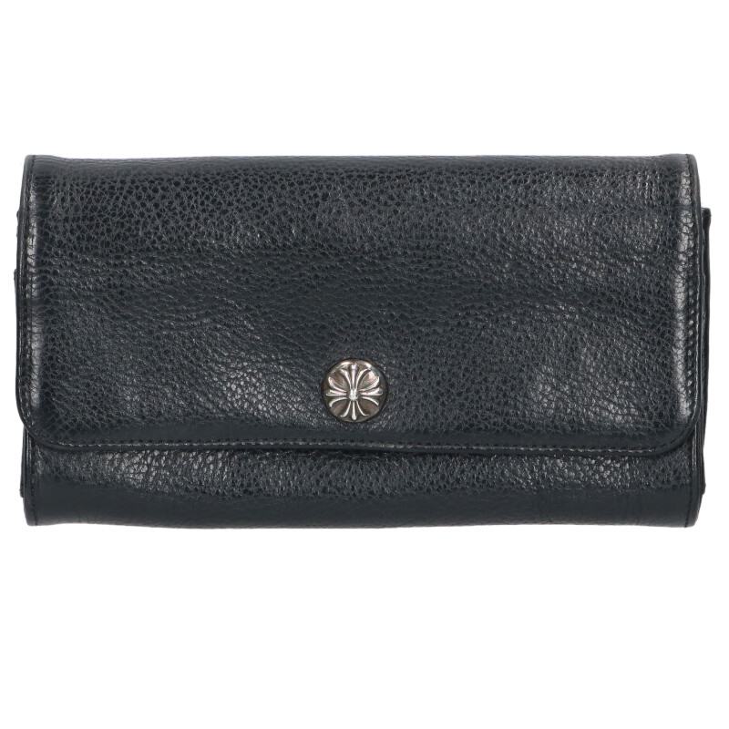 Chrome Hearts JUDY Cross Button Leather Wallet Size ONE SIZE