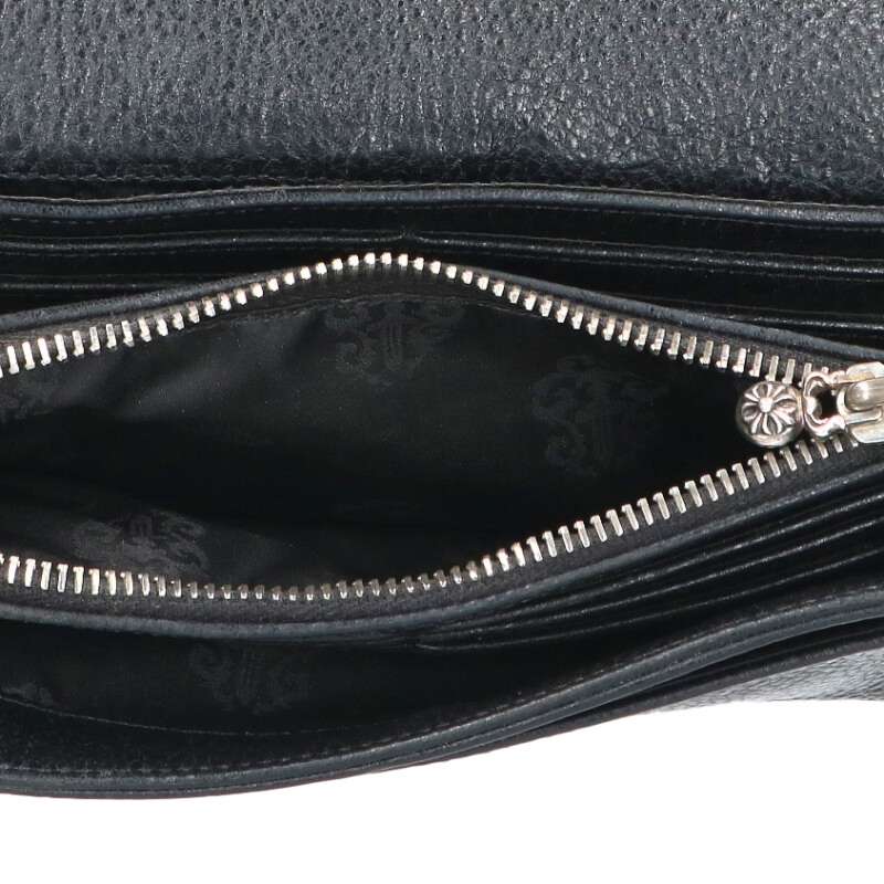 Chrome Hearts JUDY Cross Button Leather Wallet Size ONE SIZE