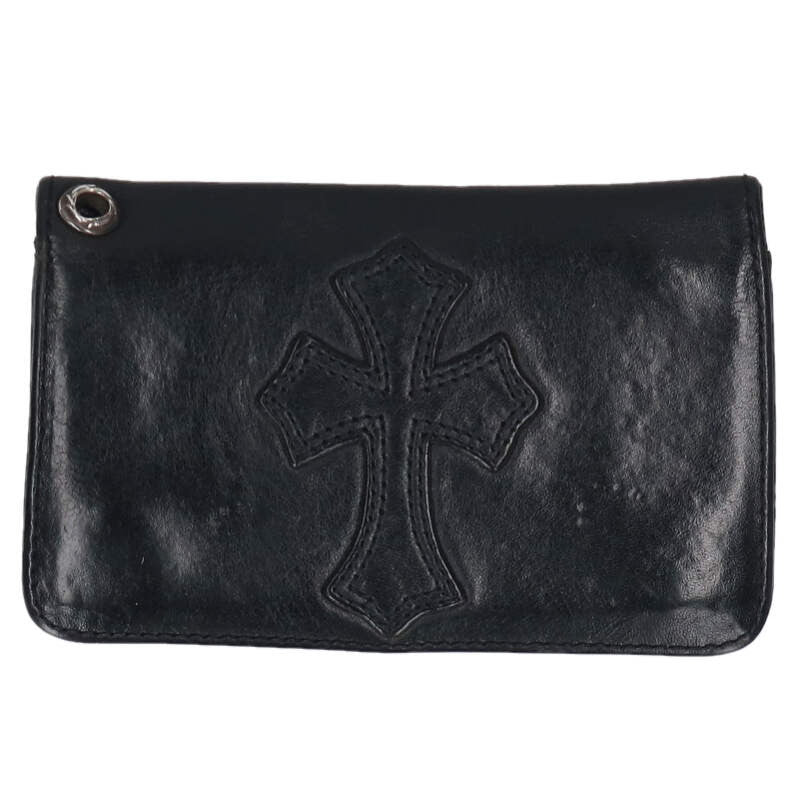 Chrome Hearts 1ZIP Floral Button Leather Size ONE SIZE