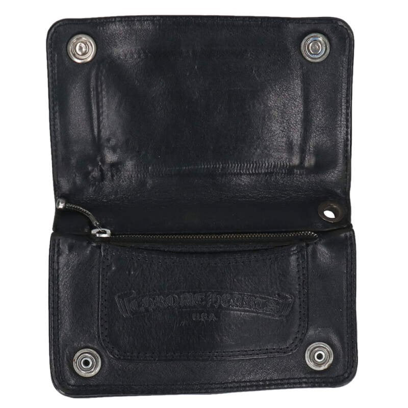 Chrome Hearts 1ZIP Floral Button Leather Size ONE SIZE