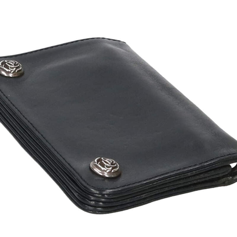 Chrome Hearts 1ZIP Floral Button Leather Size ONE SIZE