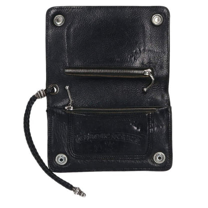 Chrome Hearts 2ZIP STRAP Cross Ball Leather Size ONE SIZE