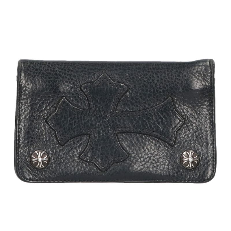 Chrome Hearts 1ZIP Cross Patch Button Wallet Size ONE SIZE