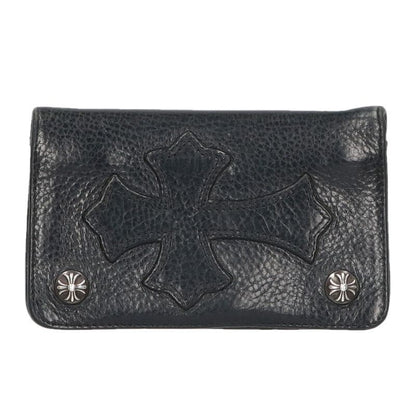 Chrome Hearts 1ZIP Cross Patch Button Wallet Size ONE SIZE