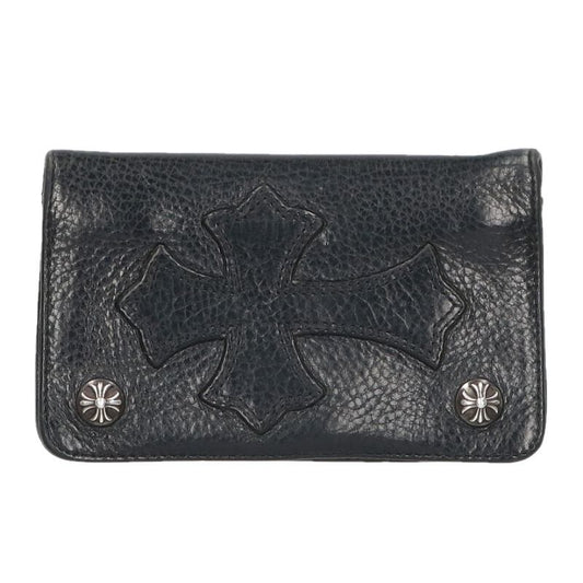 Chrome Hearts 1ZIP Cross Patch Button Wallet Size ONE SIZE