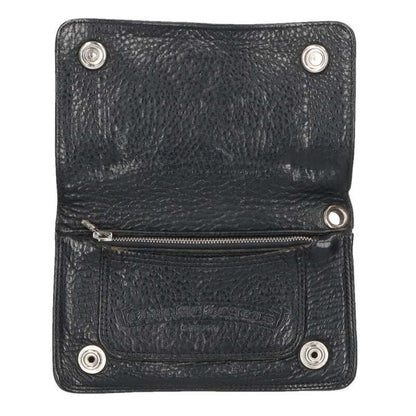Chrome Hearts 1ZIP Cross Patch Button Wallet Size ONE SIZE