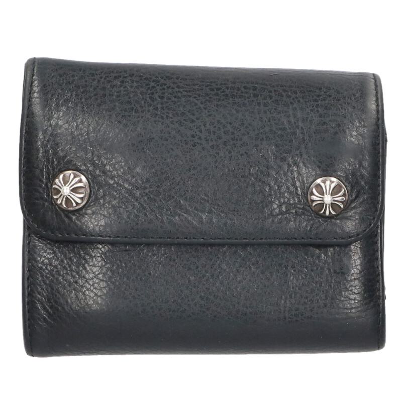 Chrome Hearts WAVE MINI Leather Wallet multi Size ONE SIZE