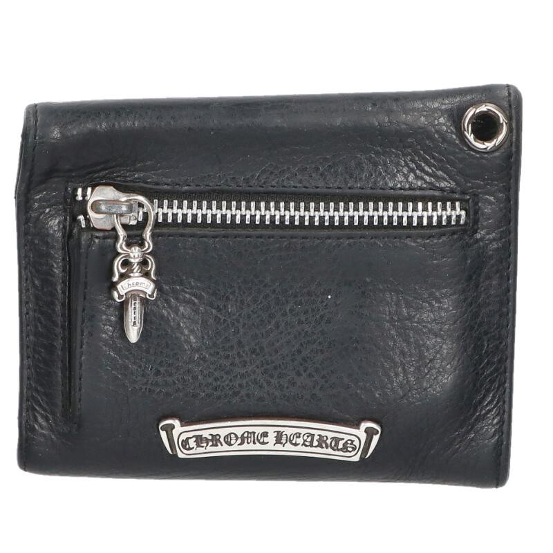 Chrome Hearts WAVE MINI Leather Wallet multi Size ONE SIZE