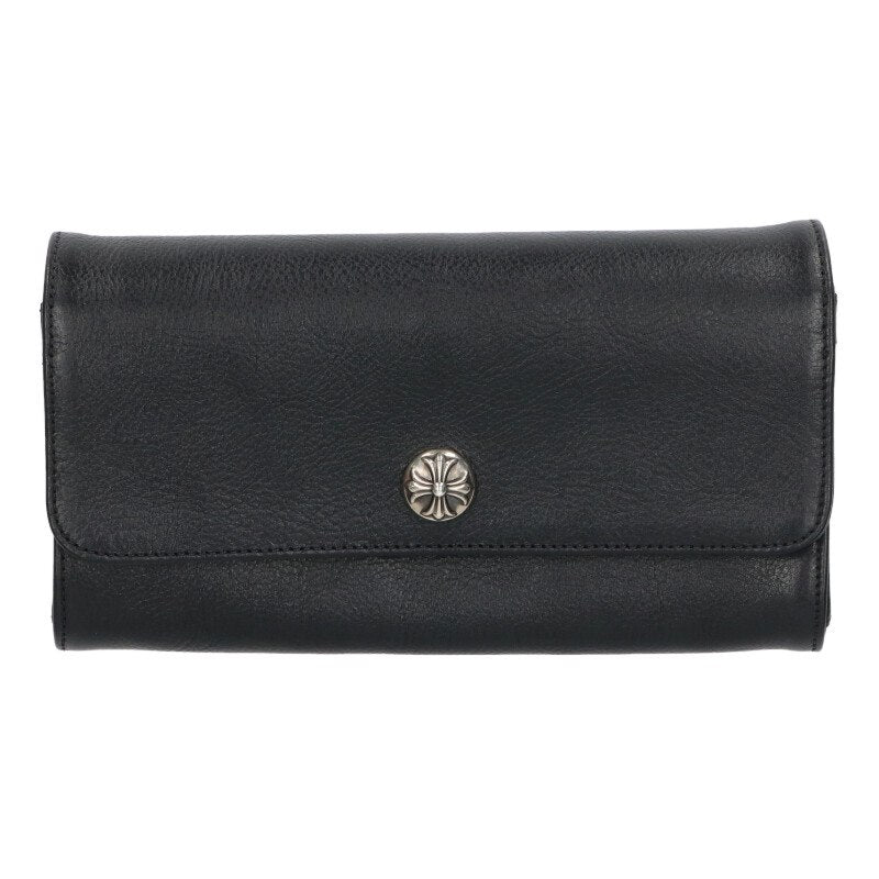 Chrome Hearts JUDY Cross Button Leather Wallet Size ONE SIZE