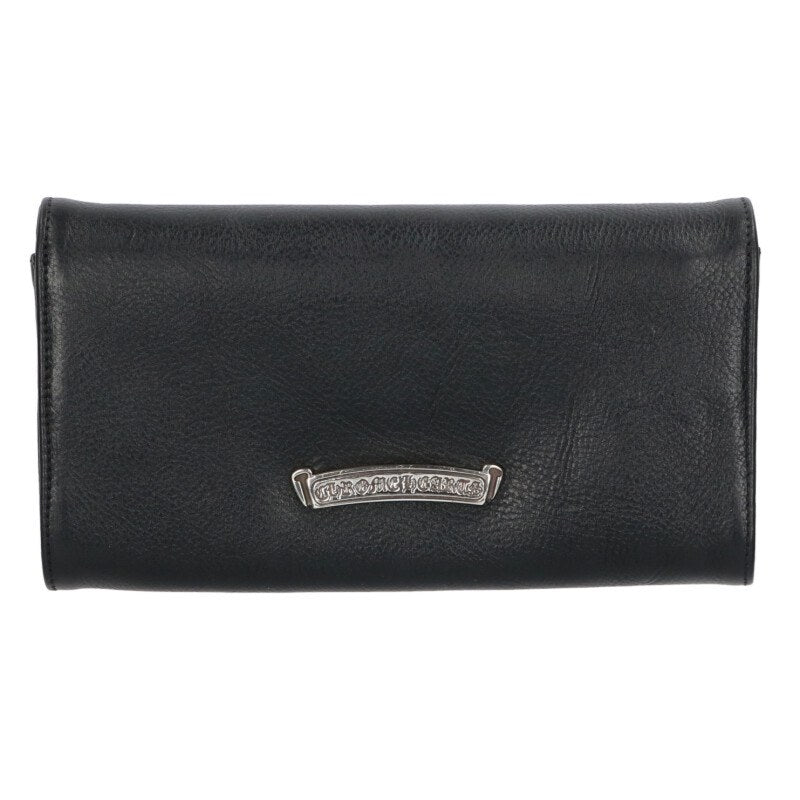 Chrome Hearts JUDY Cross Button Leather Wallet Size ONE SIZE