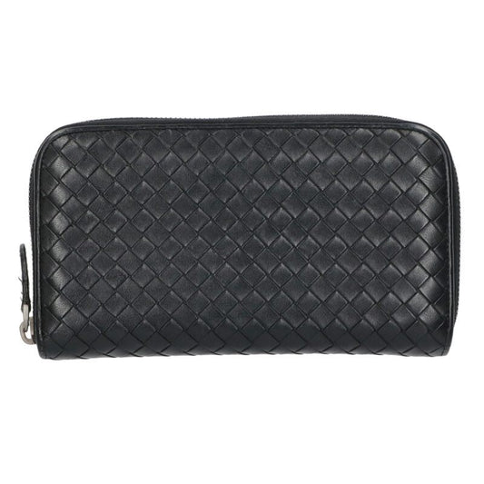 BOTTEGA VENETA Intrecciato Leather Zip Wallet Size ONE SIZE