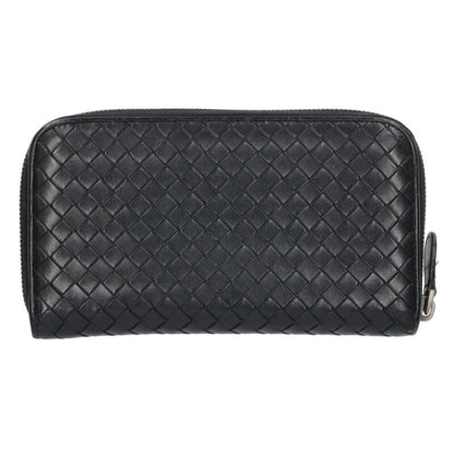 BOTTEGA VENETA Intrecciato Leather Zip Wallet Size ONE SIZE
