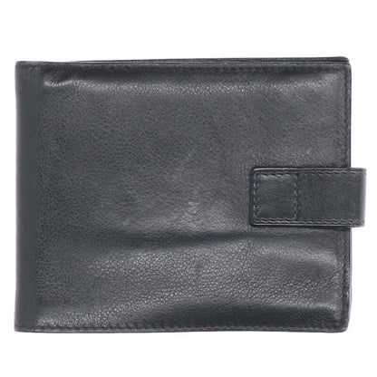 Dior HOMME Leather Bi-Fold Wallet Black Size ONE SIZE