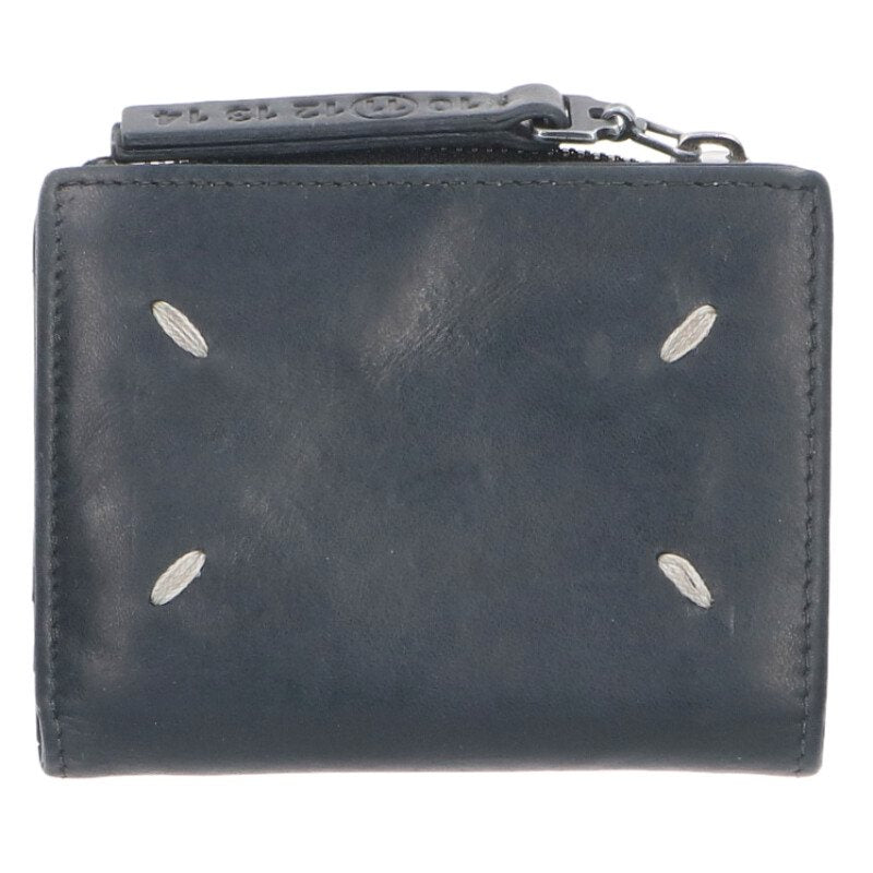 Maison Margiela Bi-Fold Compact Wallet Black Size ONE SIZE