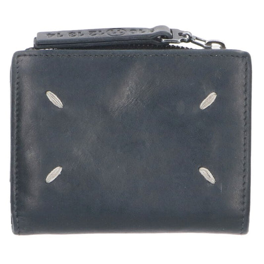 Maison Margiela Bi-Fold Compact Wallet Black Size ONE SIZE