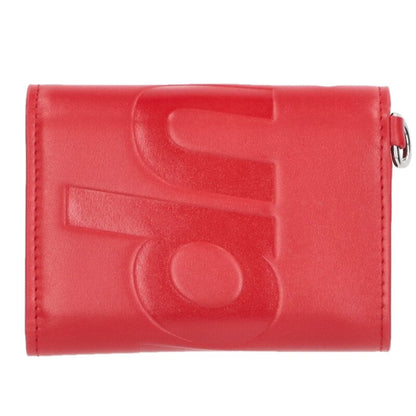 SUPREME 25SS Leather Chain Wallet Red/Silver Size ONE SIZE