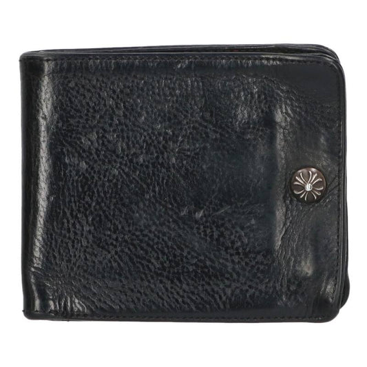 Chrome Hearts 1 Snap Cross Ball Button Leather Size ONE SIZE
