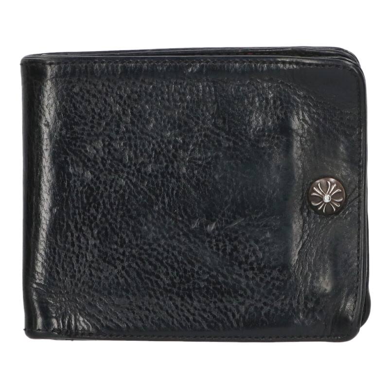 Chrome Hearts 1 Snap Cross Ball Button Leather