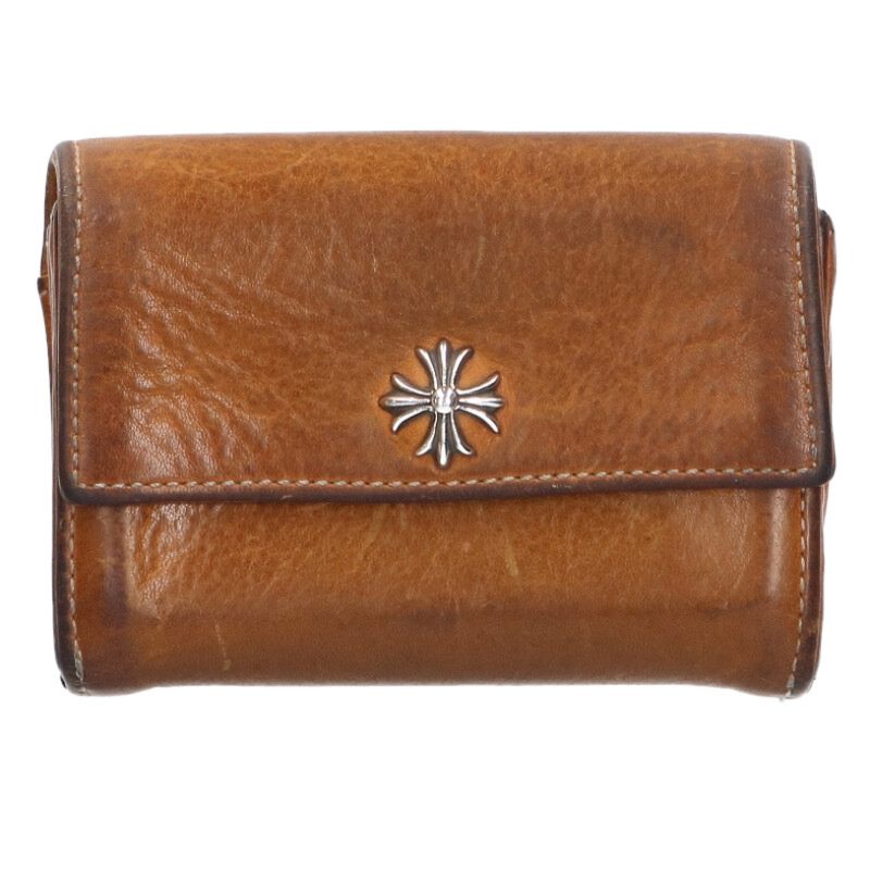 Chrome Hearts Tiny Wallet CH Plus Button Size ONE SIZE