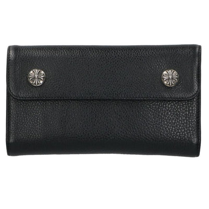 Chrome Hearts WAVE Cross Ball Leather Wallet Size ONE SIZE