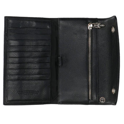 Chrome Hearts WAVE Cross Ball Leather Wallet Size ONE SIZE