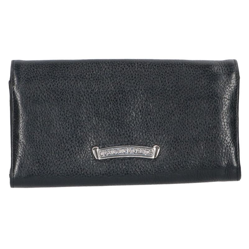 Chrome Hearts JUDY Cross Button Leather Wallet Size ONE SIZE