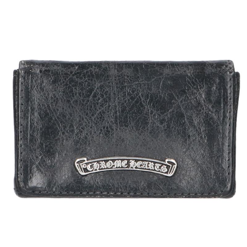 Chrome Hearts Scroll Label Card Case Size ONE SIZE