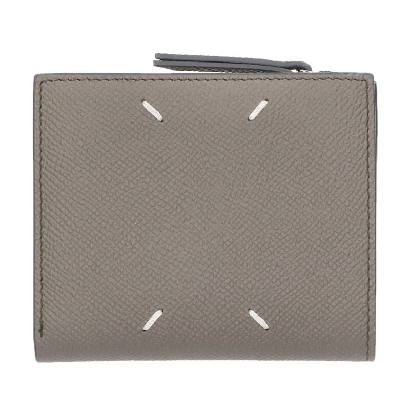 Maison Margiela Gray 4-Stitch Flip-Flap Wallet Size ONE SIZE