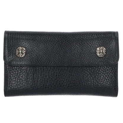 Chrome Hearts WAVE Cross Ball Button Leather