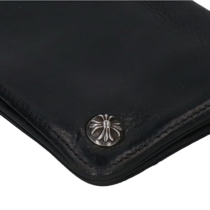 Chrome Hearts 2-Zip Cross Ball Leather Wallet Size ONE SIZE