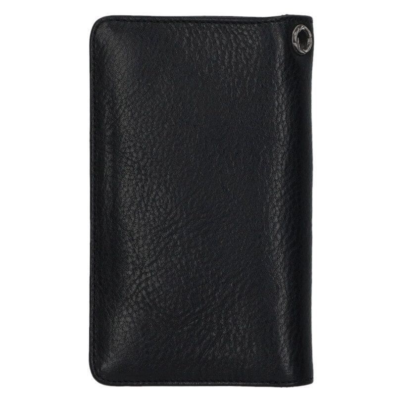 Chrome Hearts 1ZIP Cross Patch Leather Wallet Size ONE SIZE