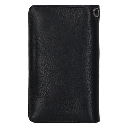Chrome Hearts 1ZIP Cross Patch Leather Wallet Size ONE SIZE