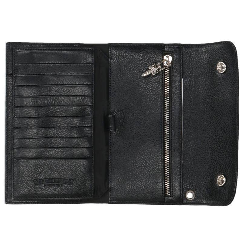 Chrome Hearts WAVE Cross Ball Button Leather Size ONE SIZE