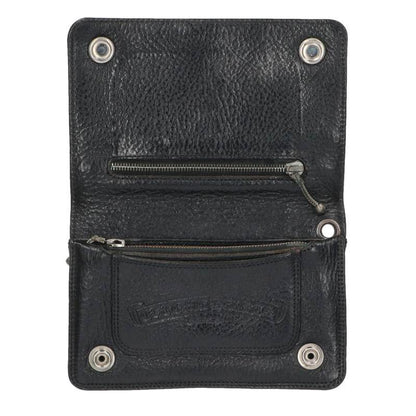 Chrome Hearts 2ZIP Cross Ball Button Leather Size ONE Multi