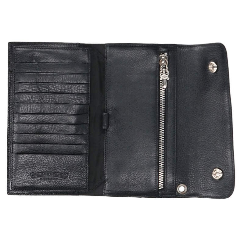 Chrome Hearts WAVE Cross Ball Button Leather Size ONE SIZE