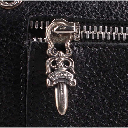 Chrome Hearts WAVE Cross Ball Button Leather Size ONE SIZE