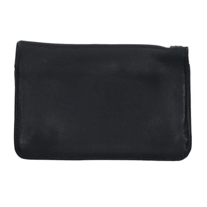 Chrome Hearts 2ZIP Heart Button Leather Wallet