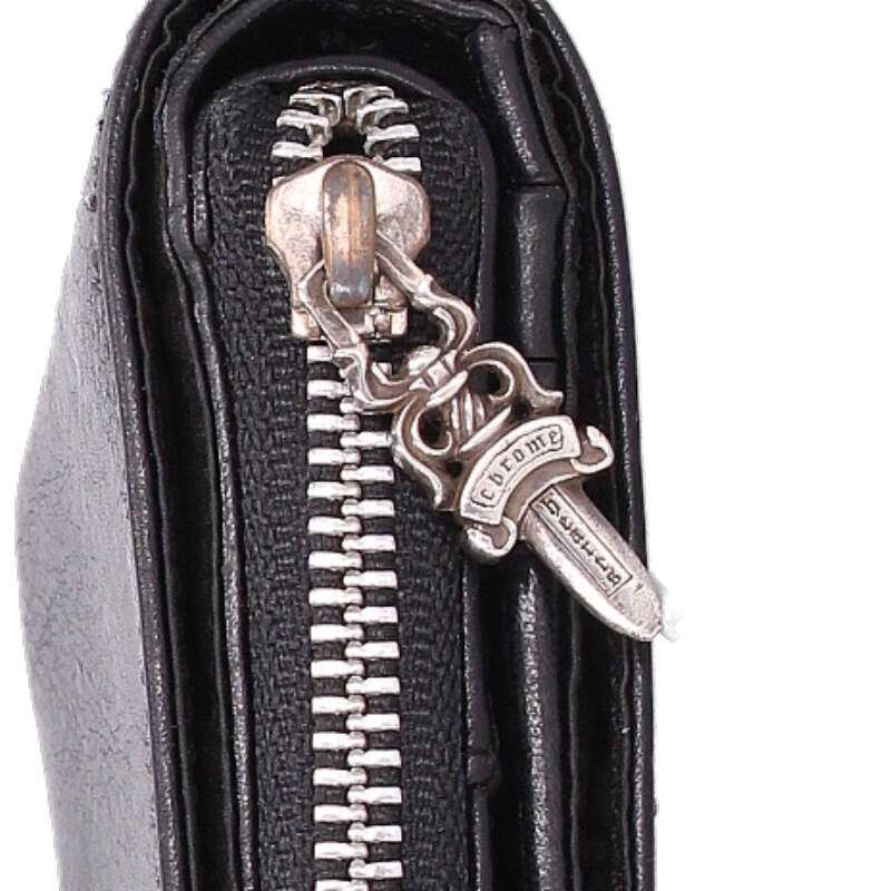 Chrome Hearts SQ ZIP BILL Round Zip Leather Size ONE Multi