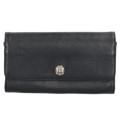 Chrome Hearts JUDY Cross Button Leather Wallet Size ONE SIZE