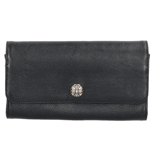 Chrome Hearts JUDY Cross Button Leather Wallet Size ONE SIZE